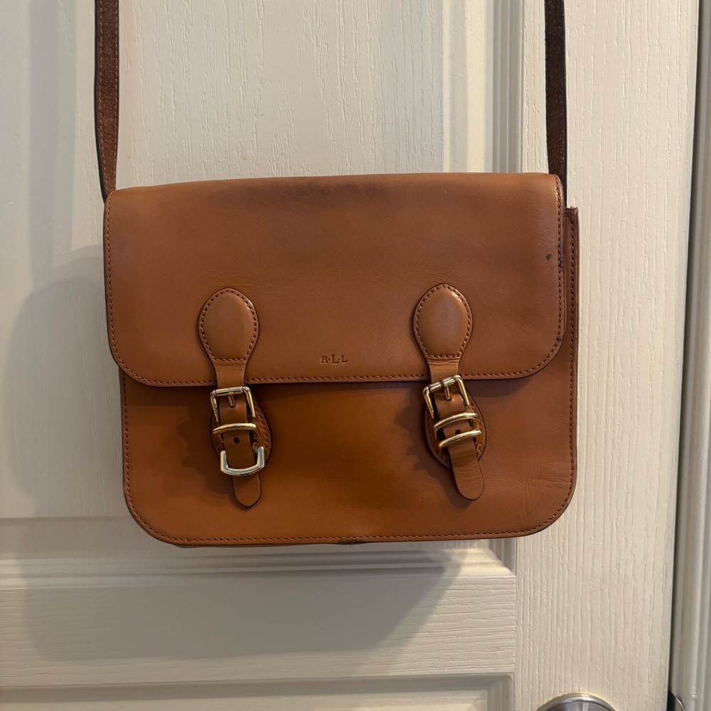 Ralph Lauren | Tan Leather Satchel Bag